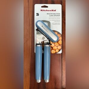 NEW KitchenAid Classic Multifunction Can Opener/Bottle Opener - Blue Velvet